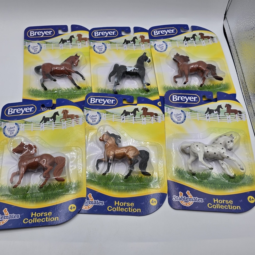 2021 Breyer Stablemates Saddlebred Pinto Arabian Warmblood Lot of 6 Sealed